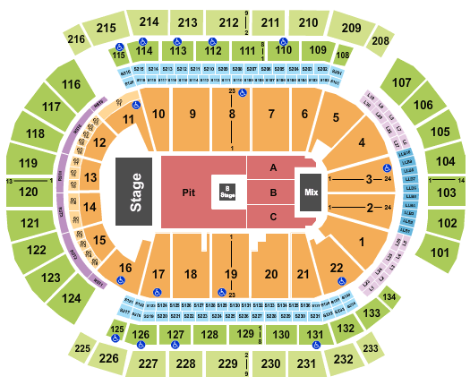 Prudential Center Nine Inch Nails Seating Chart